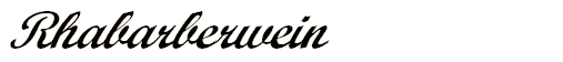 Rhabarberwein